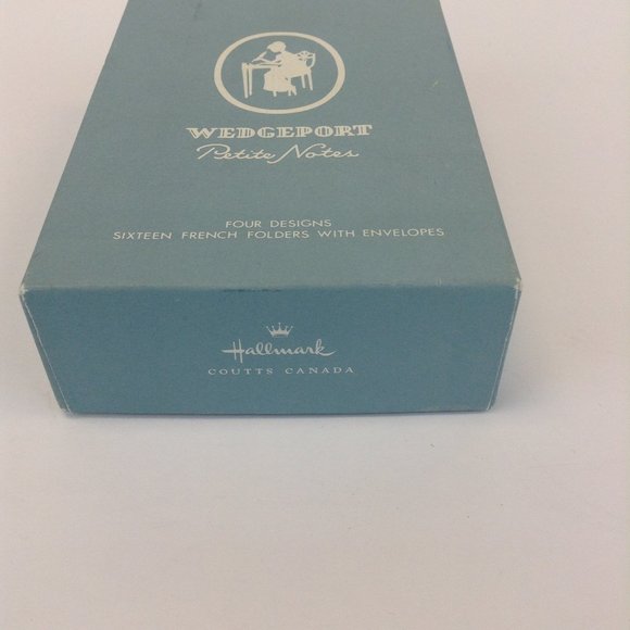 Vintage Coutts Hallmark Victorian Wedgeport Petite Notes Blank Cards - Picture 11 of 16